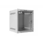 Lanberg WF10-2306-10S 10" sieninė rack spinta 6U, 336×280×310 mm, stiklinės durys, 20 kg, pilka (RAL 7035)