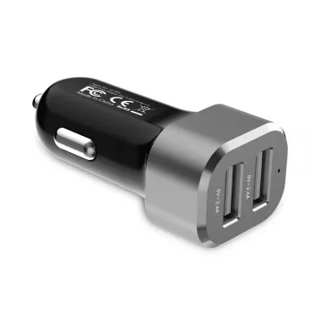 Automobilinis įkroviklis 2xUSB 2.4A aliuminis yra Crong produktas iš mūsų automobilinių įkroviklių asortimento. Pagrindiniai bruožai: medžiaga – aliuminis, tipas – automobilinis, galia – 24W.