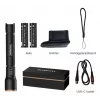 Žibintuvėlis Duracell DF6000R Gift Box — rankinis įkraunamas žibintuvėlis, juodas