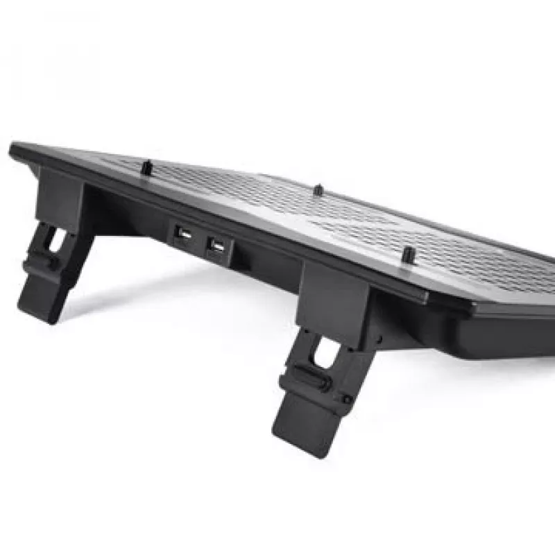 Nešiojamojo kompiuterio aušinimo padėklas THERMALTAKE CL-N002-PL12BL-A su 12 cm ventiliatoriumi, aliuminis ir plastikas, 390×277,5×49,3 mm, 1000–1300 RPM