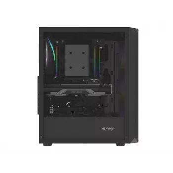 Case Fury Shobo SH4F su RGB langu 4x ventiliatoriai MIDI kompiuterio PC