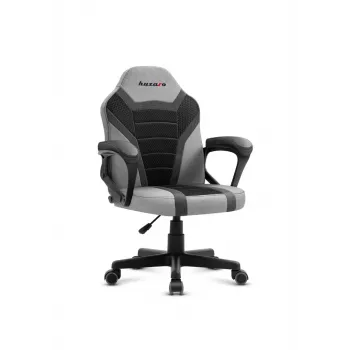 Vaikiška žaidimų kėdė Huzaro HZ-Ranger 1.0 Gray Mesh, pilka ir juoda