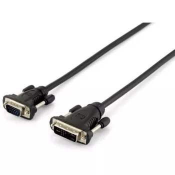 Equip DVI-A į HD15 VGA kabelis, 1,8 m, 1,8 m, DVI-A, VGA (D-Sub), kištukas, kištukas, auksas