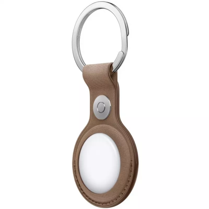 APPLE AirTag FineWoven raktų pakabukas Taupe