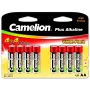 Alkaline batteries CAMELION AA LR6 Plus — pack of 8, AA (LR6)