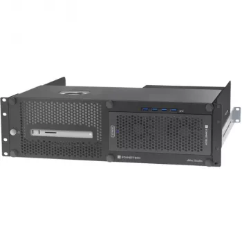 Sonnet xMac Studio/Echo III - Rack (3U) - Mažoms ir vidutinėms įmonėms - Juoda - 2 ventiliatoriai - SSD - 40 Gbit/s (XMAC-STD-III)