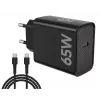 Greitasis įkroviklis PD65W USB-C nešiojamiesiems kompiuteriams, išmanie