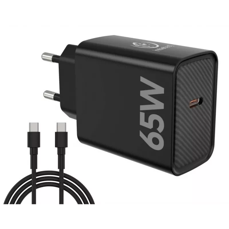 Greitasis įkroviklis PD65W USB-C nešiojamiesiems kompiuteriams, išmanie