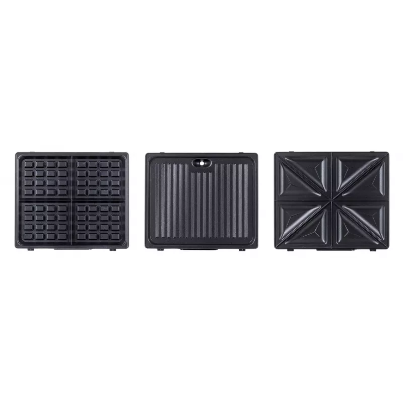 Vaflių keptuvė Ravanson OP-7050, 1200 W, 4 vafliai, nelimpančios plokštės, horizontalus/vertikalus laikymas