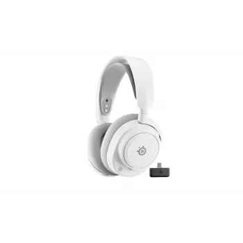 Steelseries Arctis Nova 7P Wireless Gen 2 ausinės laidinės ir belaidės su lankeliu žaidimams USB Type-C Bluetooth, baltos