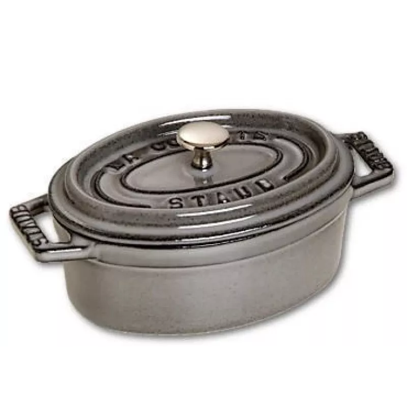 Vienos keptuvės Staub Minis 40500-116-0 pilka ketaus 800 g