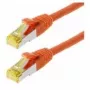 Helos Cat 6a S/FTP 0,25 m oranžinis tinklo kabelis