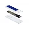 SSD korpusas DeLOCK 42620 Išorinis korpusas M.2 NVME PCIe SSD su USB Type-C lizdu permatomas