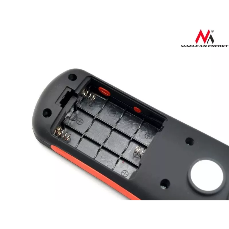 Dirbtuvių lempa MACLEAN MCE03 — 24 LED, magnetinis pagrindas ir kablys, maitinama baterijomis (3×AAA)