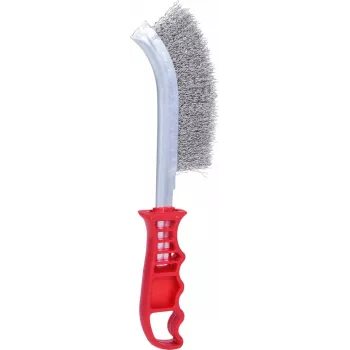 Vielinis šepetys ks tools 201.2300, 250 mm, plieniniai šereliai, rankinis