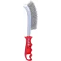 Vielinis šepetys ks tools 201.2300, 250 mm, plieniniai šereliai, rankinis