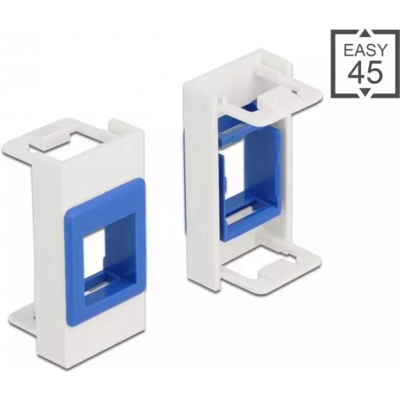Keystone laikiklis DeLOCK Easy 45 modulis 22,5 x 45 mm baltas mėlynas
