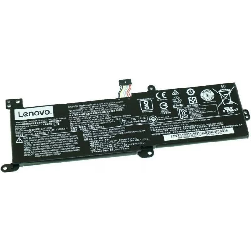 Lenovo Ideapad Battery 2 Cell L16C2PB2 7.6V 30Wh - Baterija - 4.030 mAh