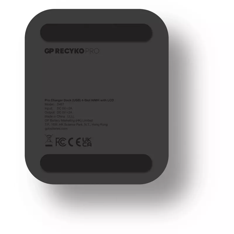 GP ReCyko Pro P461 AA/AAA akumuliatorių įkroviklis su D461 doko stotele
