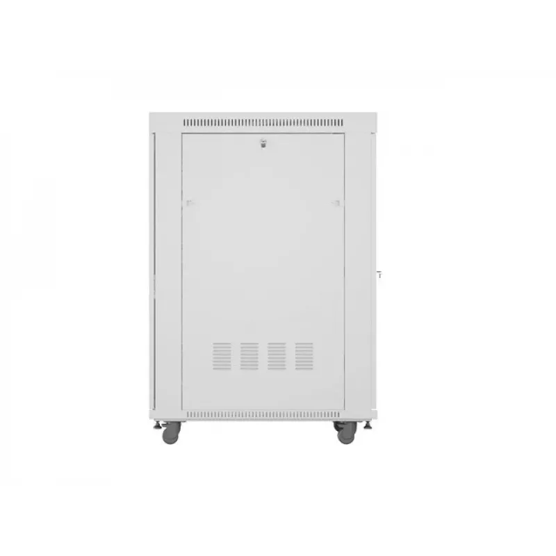 GRINDINĖS MONTAVIMO spintelė 19 27U 800X1000 PILKA PERFORUOTA LCD DURYS LANBERG (PLOKŠČIA PAKUOTĖ)