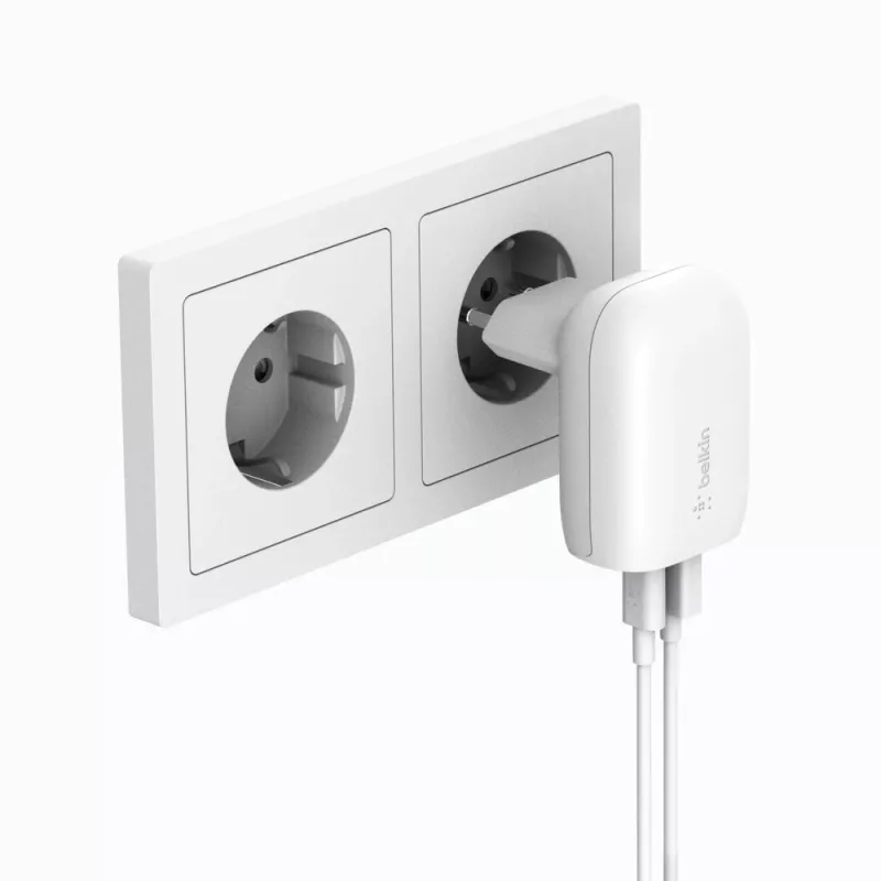 Belkin WCB007vfWH išmanusis telefonas, planšetė, balta, AC greitasis įkrovimas, vidaus naudojimui