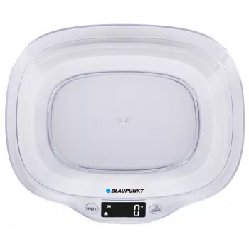Virtuvinės svarstyklės su dubeniu Blaupunkt FKS501 - 5 kg, 1 g, dubuo, juodos