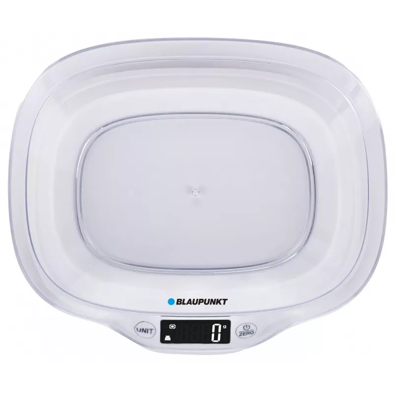 Virtuvinės svarstyklės su dubeniu Blaupunkt FKS501 - 5 kg, 1 g, dubuo, juodos