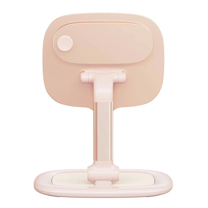 Planšečių ir telefonų stovas Baseus Seashell Series Pink — reguliuojamo aukščio, lengvas
