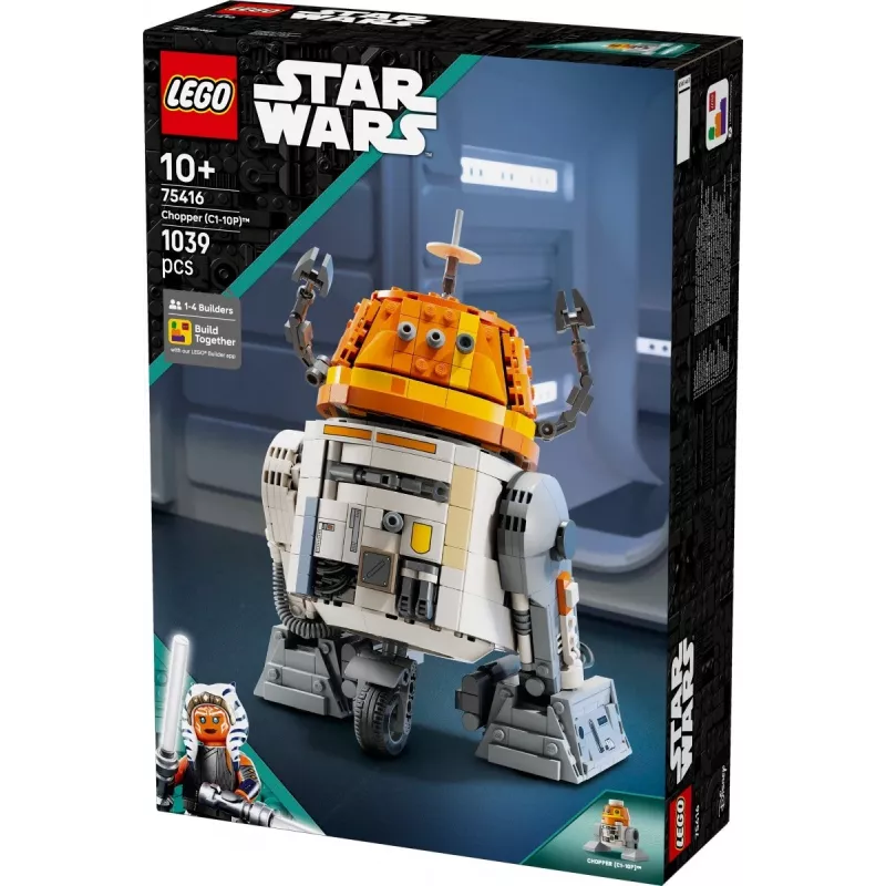 Konstruktorius LEGO Star Wars Chopper C1-10P astromechaninis droidas modelis 75416, 1039 dalys, amžius 10+, aukštis 220 mm