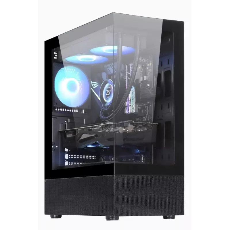Korpusas | GOLDEN TIGER | Palaikomi pagrindinės plokštės formos faktoriai ATX/micro ATX | Juodas | Midi Tower | Raider DK-6 | RAIDERDK6