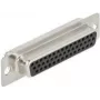 Laido jungtis DeLOCK 66718 D-Sub HD 44 kontaktų juoda sidabrinė