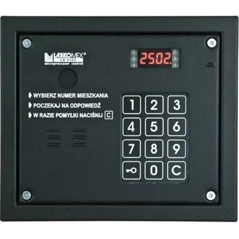 Garso skydelis Laskomex CP-2503R juodas su RFID raktų skaitytuvu