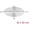 Ventiliatoriaus grotelės DeLOCK 67307 Metalinės Sidabrinės 89,8 mm