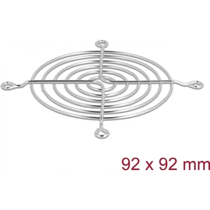 Ventiliatoriaus grotelės DeLOCK 67307 Metalinės Sidabrinės 89,8 mm