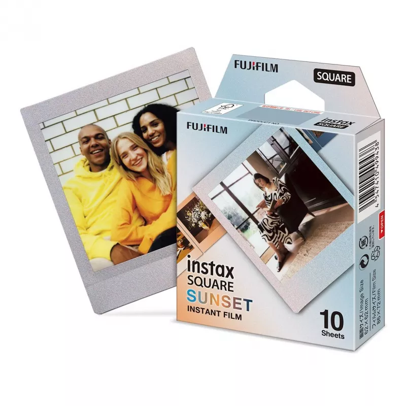 Momentinės nuotraukos juostelė Fujifilm INSTAX SQUARE Sunset 10 vnt. 62 x 62 mm