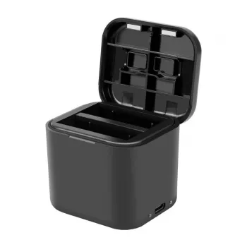Puluz įkroviklio ir atminties kortelės dėklas Insta360 Ace / Ace Pro / Ace Pro 2 PU968B — laikymo ir įkrovimo priedas