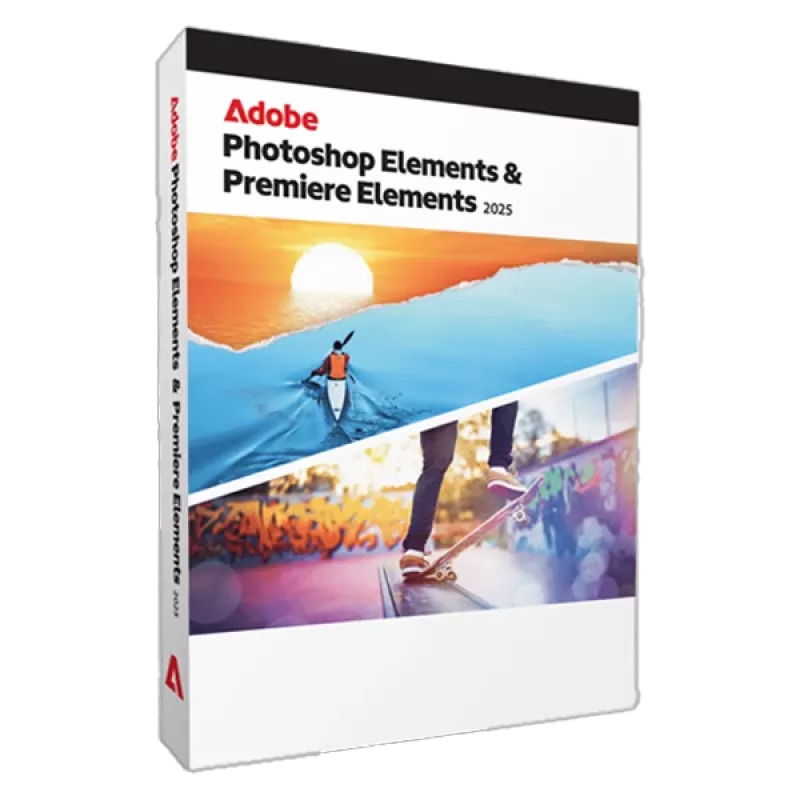 Adobe Photoshop Elements 2025 & Premiere Elements 2025 - 1 vartotojui / 3 metai - Windows/MAC