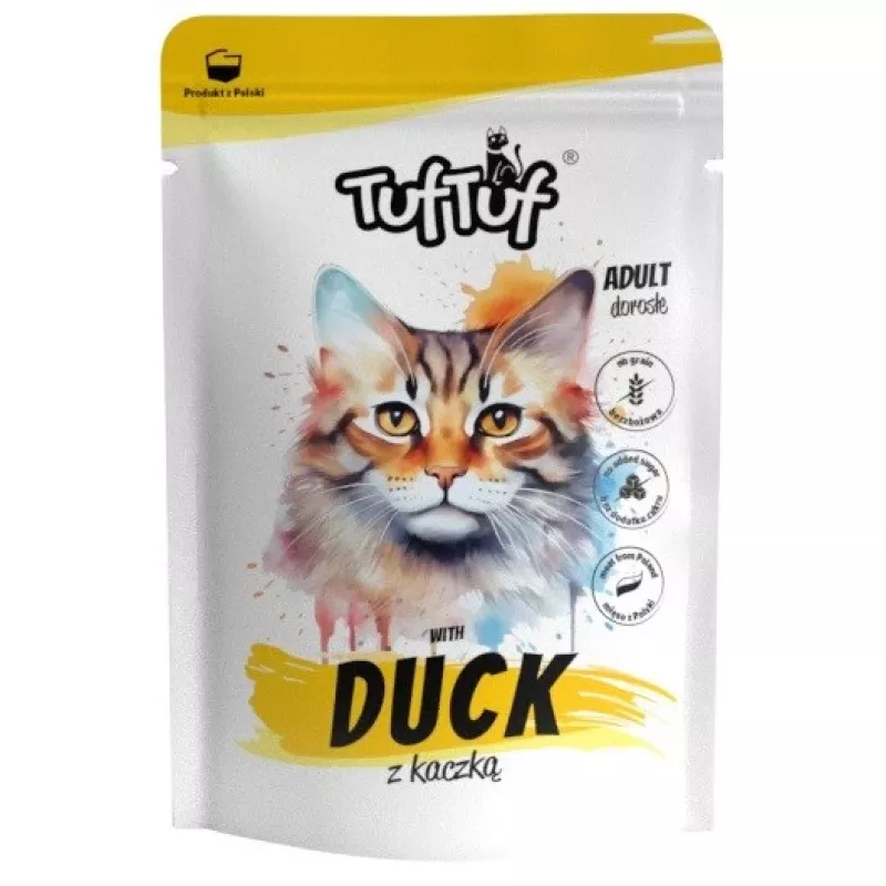TUF TUF su antiena - šlapias kačių maistas - 100g