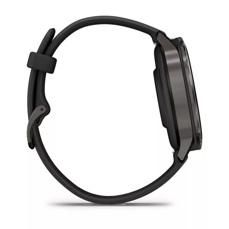 Garmin Venu 4 3,05 cm (1,2 colio) AMOLED 41 mm Skaitmeninis 390 x 390 pikselių Liečiamas ekranas Juodas Wi-Fi GPS (palydovas)