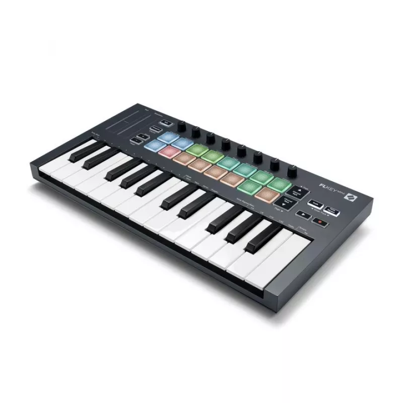 Novation FLKEY Mini – MIDI klaviatūra, skirta FL Studio programinei įrangai, 25 klavišai.