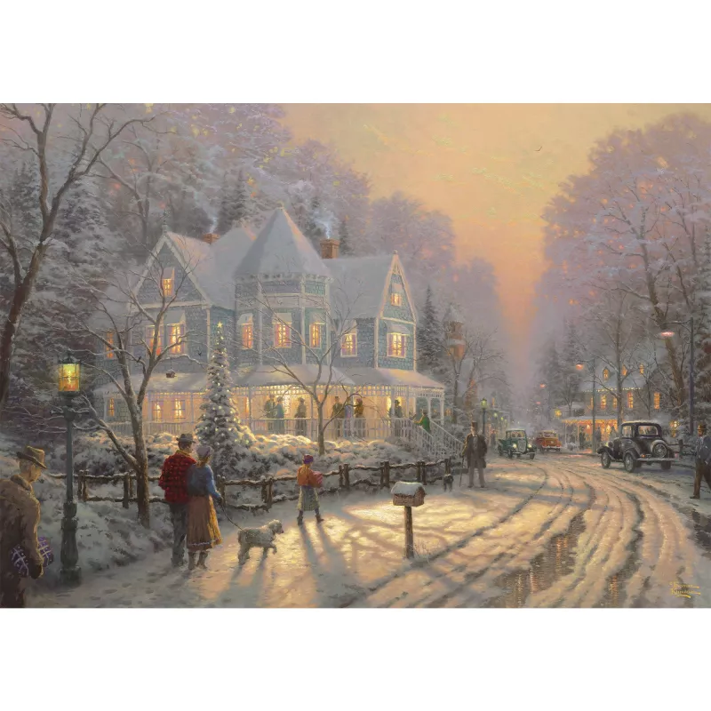 Thomas Kinkade Studios: Feierliche Weihnachtstage, Puzzle 1000 vnt.