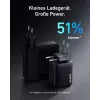 „Anker Prime A2669313“ patalpų USB greitojo įkrovimo įkroviklis — 67 W, 1×USB-A, 2×USB-C, juodas