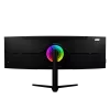 49 colių lenktas LED monitorius Arozzi Nova — 5120 x 1440 Dual QHD, VA skydelis, 4 ms, USB šakotuvas, VESA