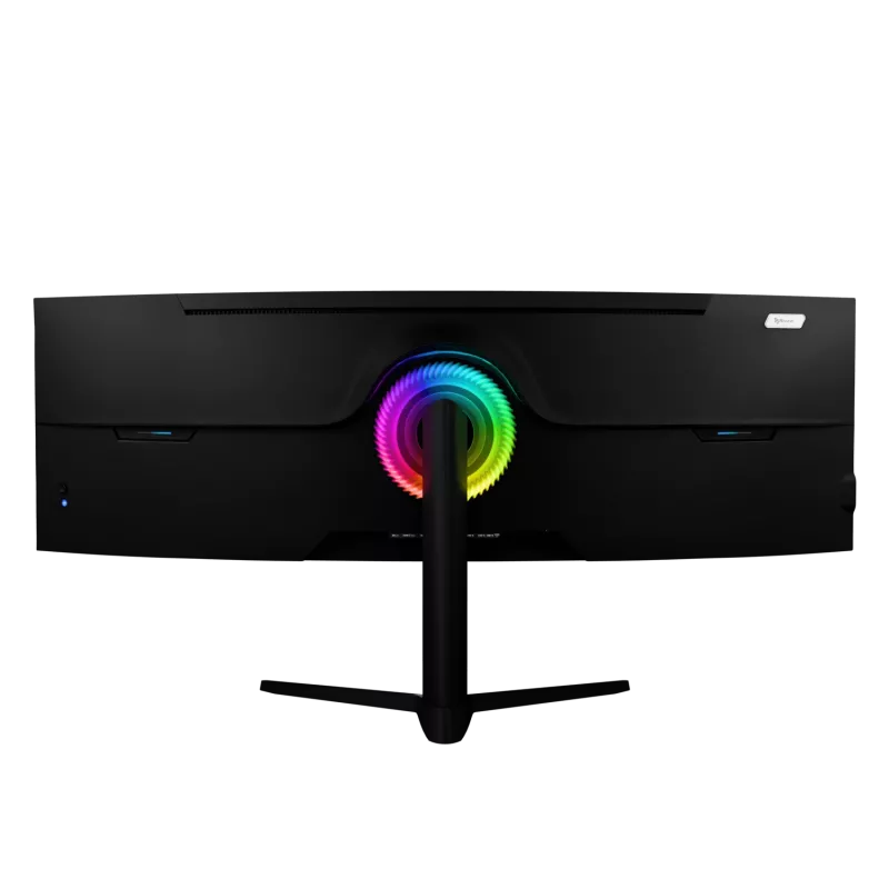 49 colių lenktas LED monitorius Arozzi Nova — 5120 x 1440 Dual QHD, VA skydelis, 4 ms, USB šakotuvas, VESA