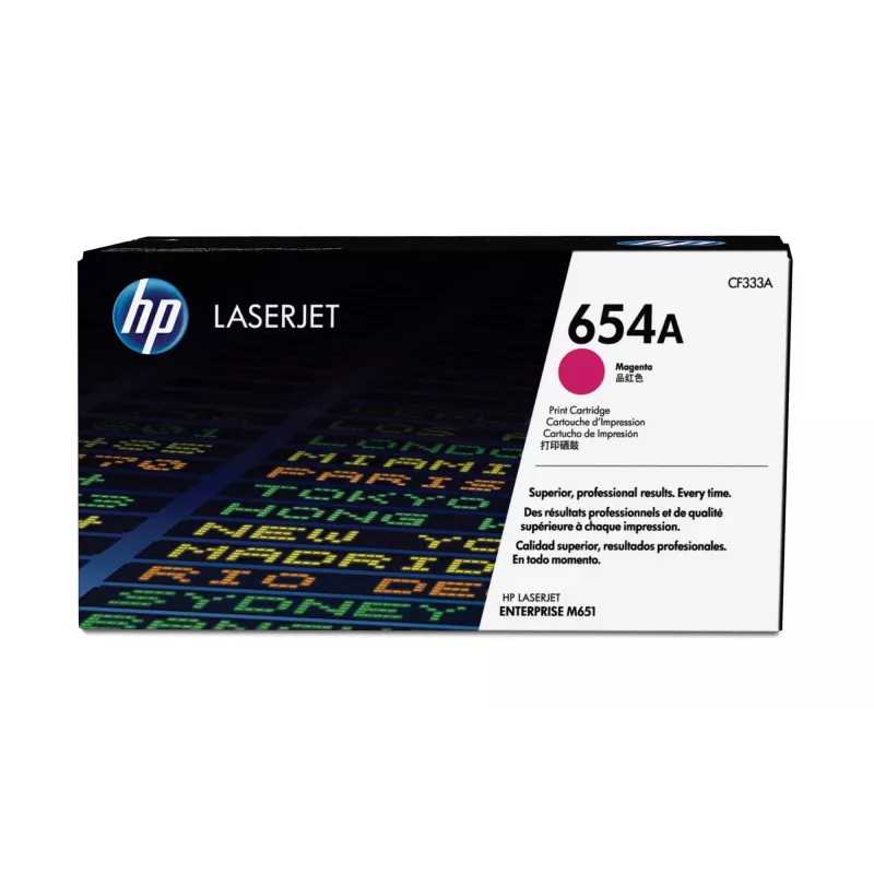 HP 654A Original LaserJet tonerio kasetė, rausva