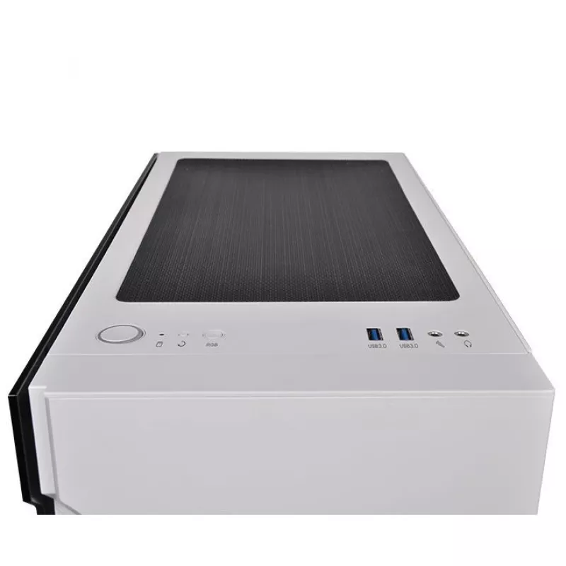 Kompiuterio korpusas Thermaltake H200 TG Snow RGB Midi Tower White