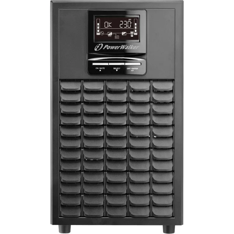 PowerWalker VFI 3000 CG PF1 Dvigubo keitimo (Online) 3 kVA 3000 W 9 kintamosios srovės lizdai