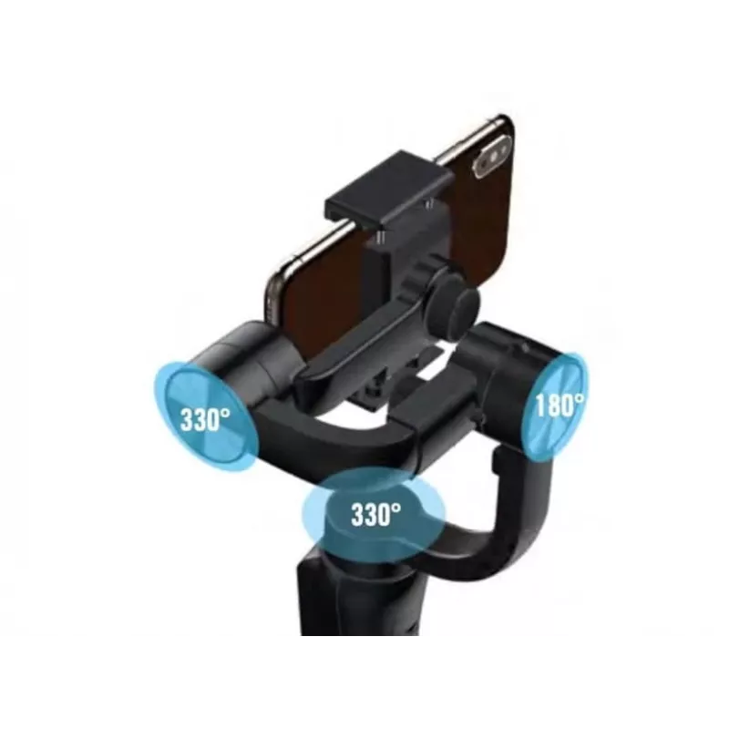 GoXtreme GX3 55243 3 ašių gimbalo stabilizatorius, lengvas rankinis, skirtas fotoaparatams ir veiksmo kameroms