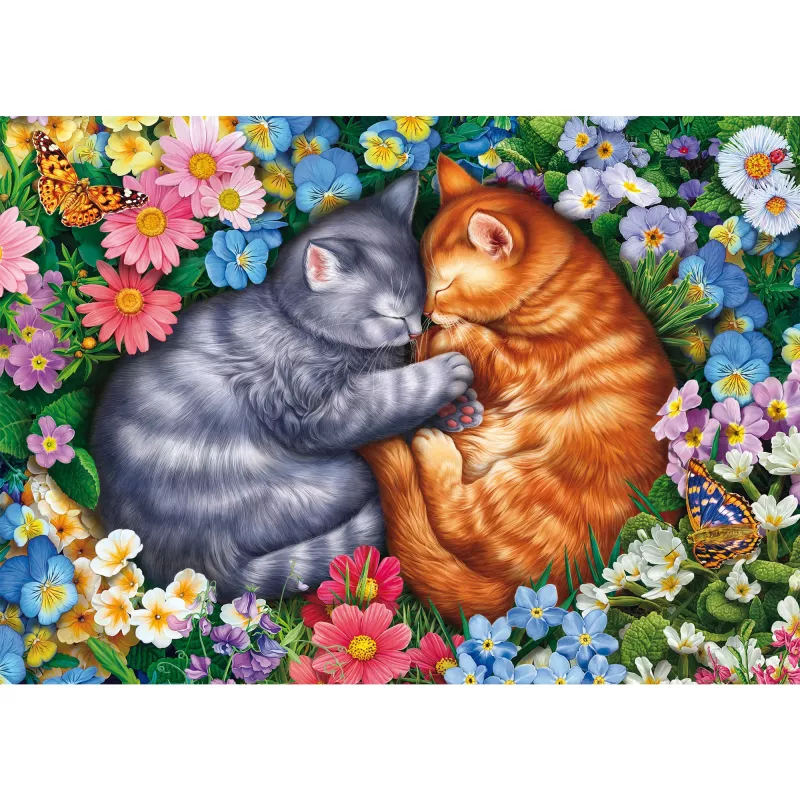 Dėlionė Schmidt Spiele Sleeping Velvet Paws 1000 detalių