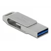 USB Flash Drive DeLOCK 128GB USB-C Type-A Swivel Model